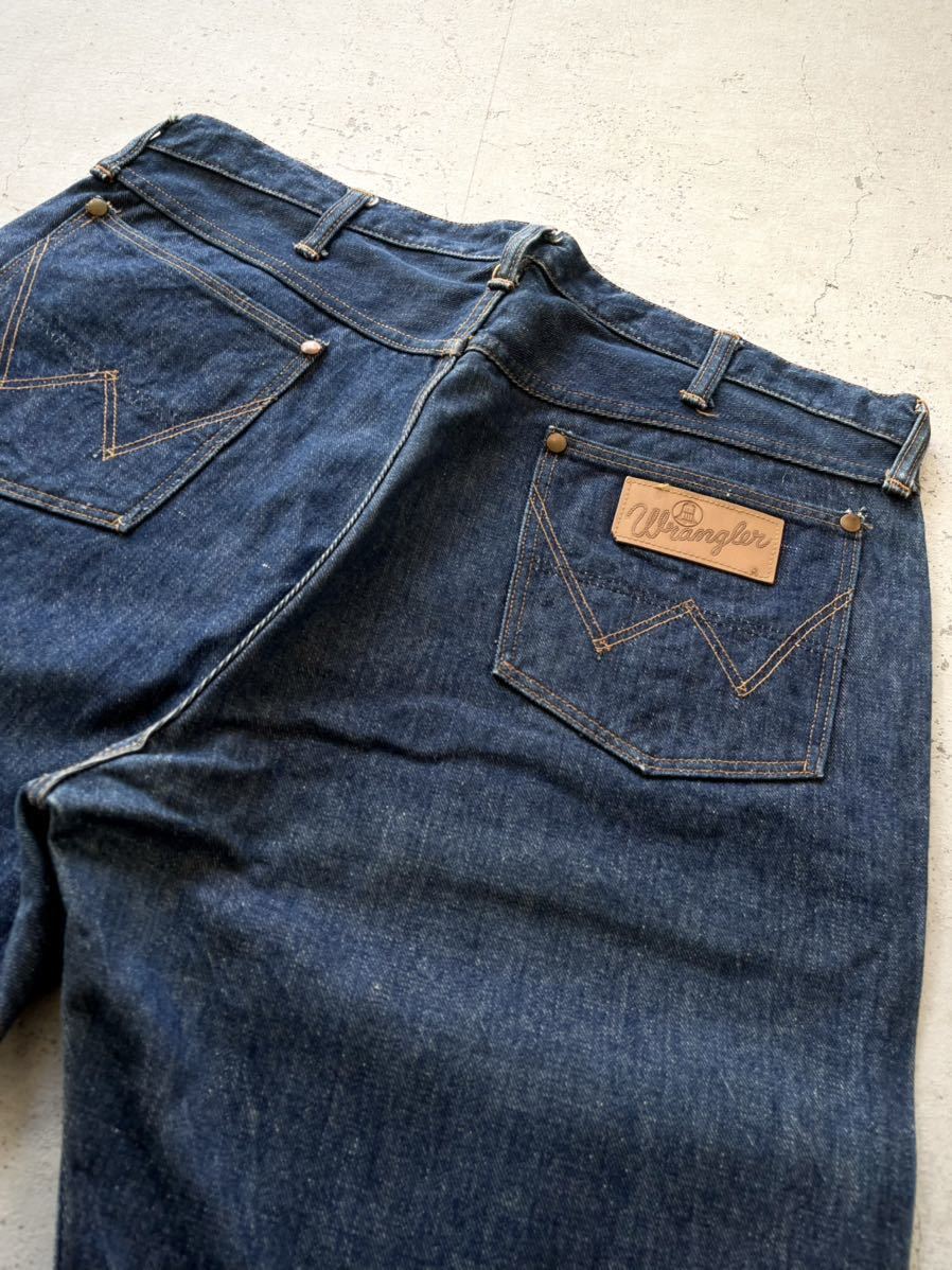 60s USA製 WRANGLER 11MWZ INDIGO DENIM BELL-TAG OLD VINTAGE