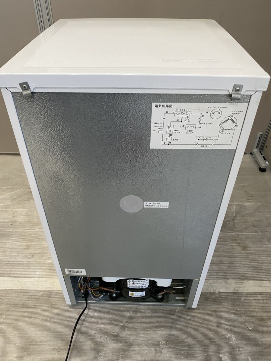 【2018年製】U-ing ユーイング ノンフロン 冷凍冷蔵庫 UR-D90J（W）2ドア 小型冷蔵庫 90L ホワイト　ご_画像5