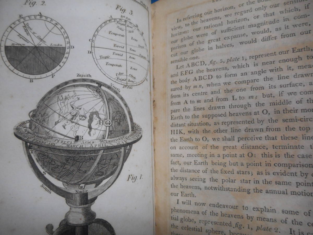 即決アンティーク、天球図、天文暦学書、Astronomy、1805年英国『天文学のシステム』 星座早見盤Star map, Planisphere, Celestial atlas_画像5