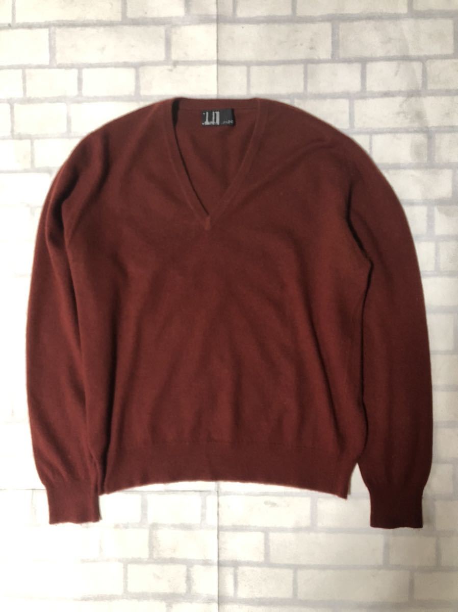 Dunhill London スコットランド製 カシミアニット セーター