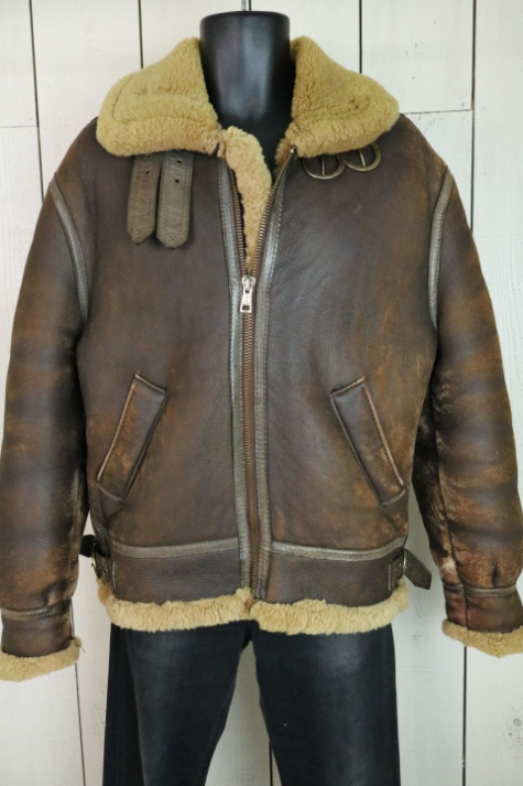 USA製【美品】☆US SHEEPSKIN:B-3 ムートン ジャケット 38 US