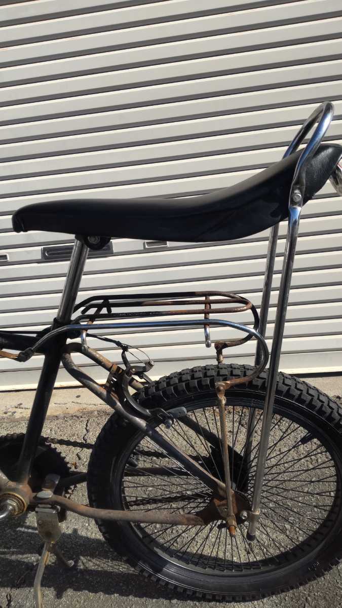 ２０インチ　BMX レトロ自転車　小径車　Vハンドル　スクランブラー　シュウィン　SCHWINN　バナナシート　キンコンベル　OLDBMX _画像10