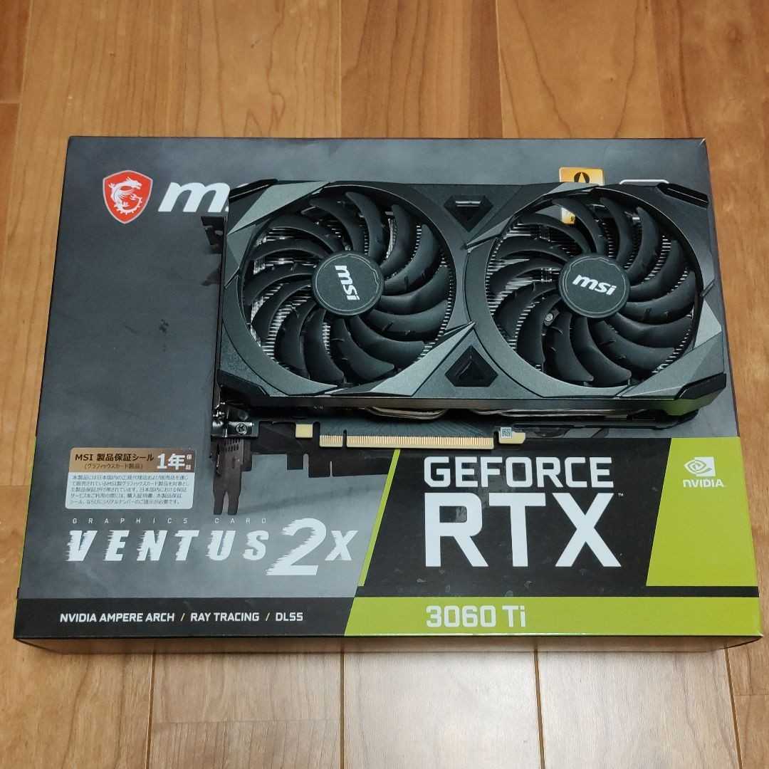 非LHR・Non-LHR】msi GeForce RTX3060Ti ventus グラフィックボード