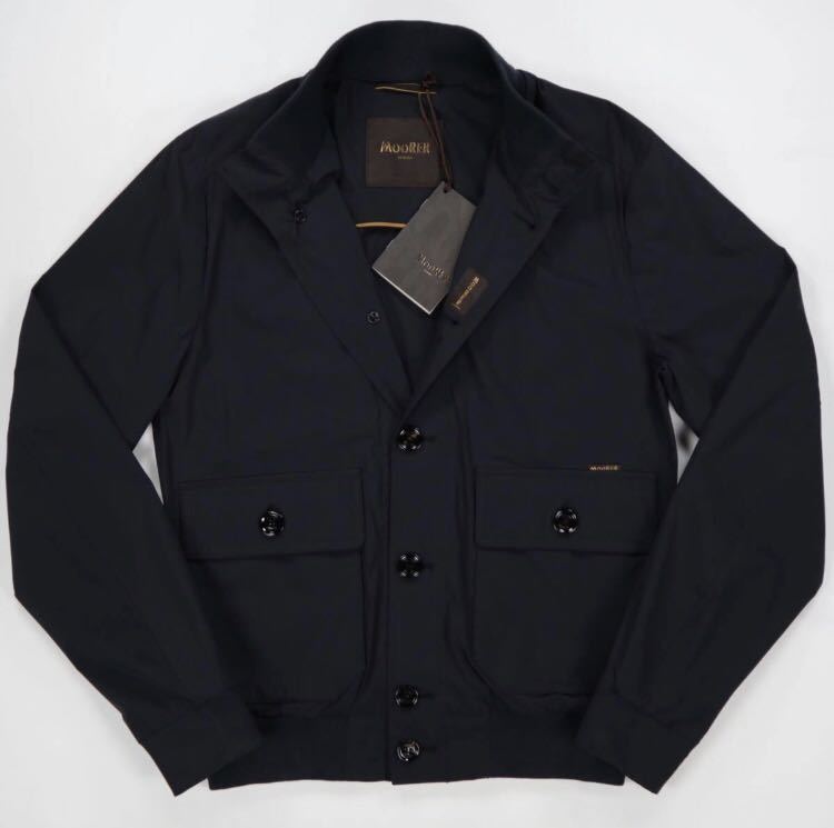 女子ウケ抜群 MOORER 新品 ブルゾン 48 46 50 ジャケット ムーレー