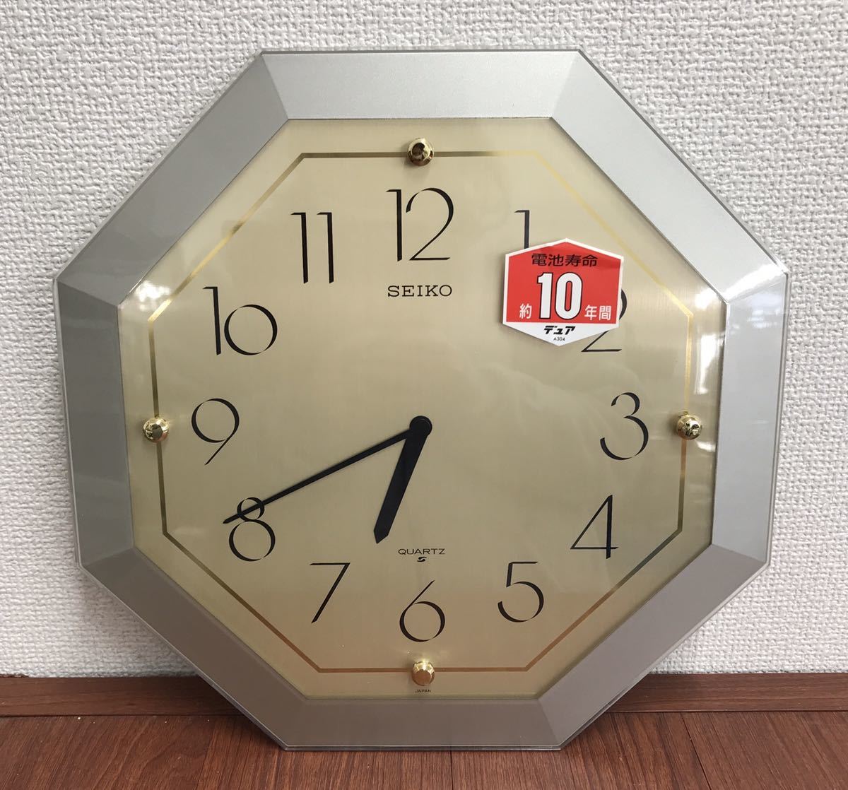 ☆未使用　SEIKO セイコー 掛け時計 掛時計 薄型 SH318S クオーツ☆12_画像2