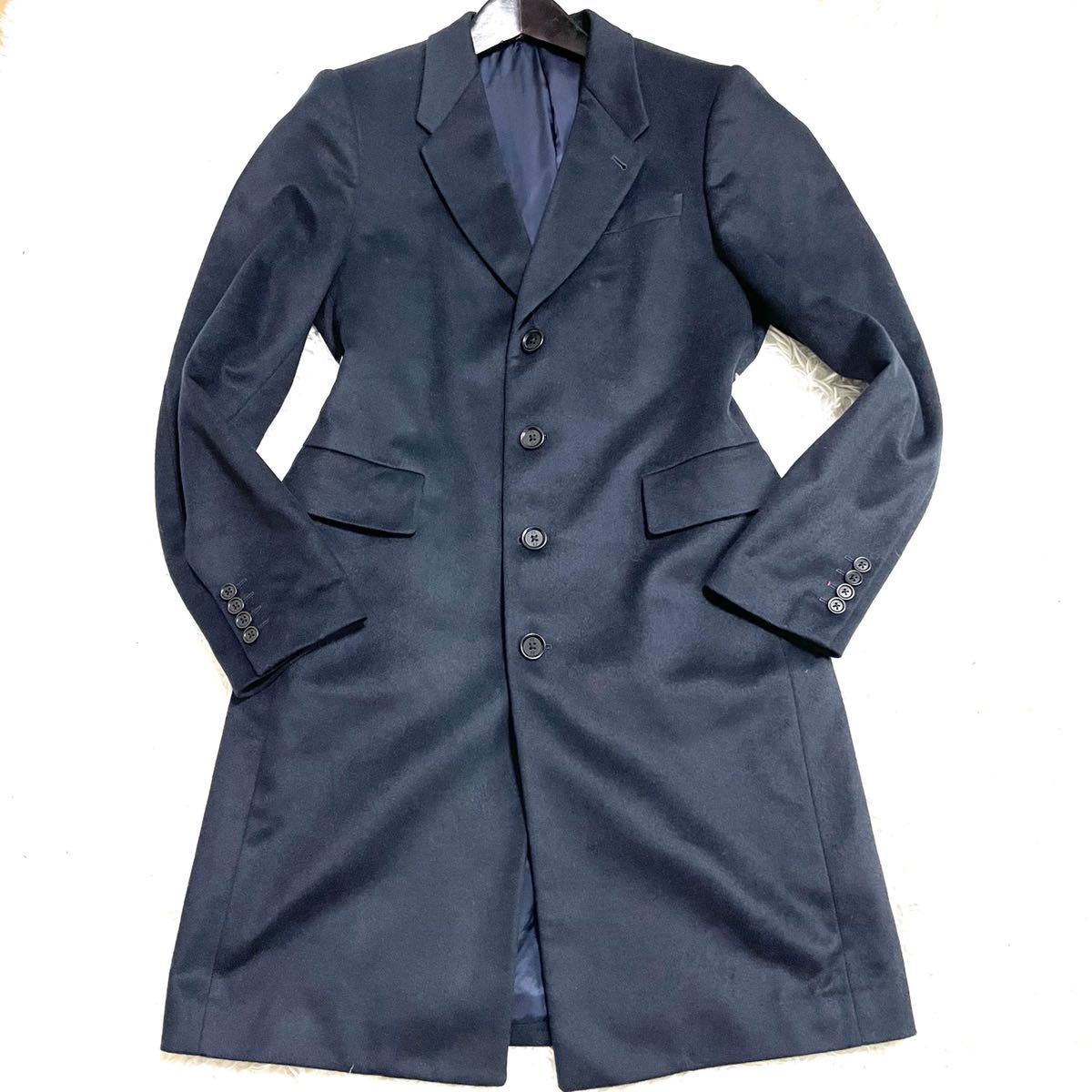 人気メーカー・ブランド カシミヤ100 チェスターコート シングル 16AW ...