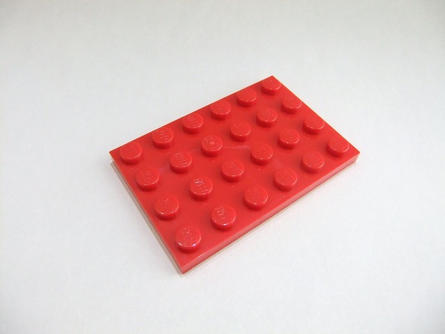 レゴ　品番3032　プレート 4 x 6 赤パーツ　大量100個　新品_画像2