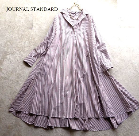 3点 Journal Standard ジャーナルスタンダード ストライプ タイプライター ワンピース フレアー ワンピース 売買されたオークション情報 Yahooの商品情報をアーカイブ公開 オークファン Aucfan Com