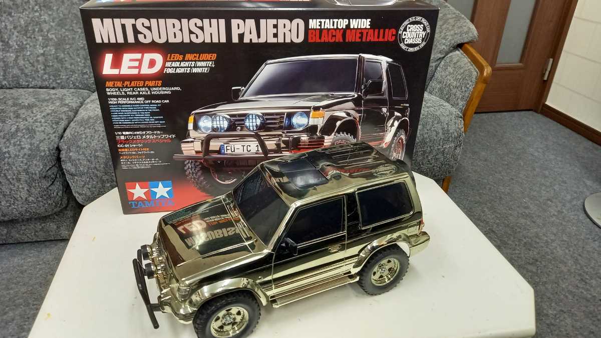 タミヤ TAMIYA 三菱パジェロメタルトップワイドブラックメタリック