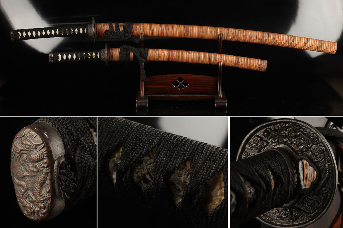 目貫 鍔 刀装具 刀の鍔 鐔 美濃 模造刀 骨董品 アンティーク 古美術 