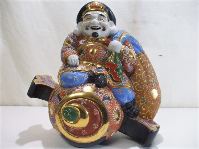 Yahoo!オークション - 【元気堂】九谷焼 八幡窯 大黒様 大黒天 Yahoo!オークション - 【元気堂】九谷焼 八幡窯 大黒様 大黒天
