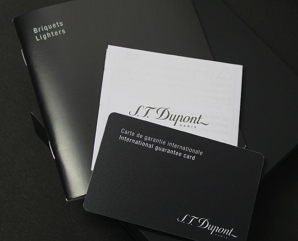 極美品 S.T.Dupont/デュポン ライン2 ガスライター 016066 ダイヤモンドヘッド パラディウムプレート 元箱有り 喫煙器具 煙草_画像10