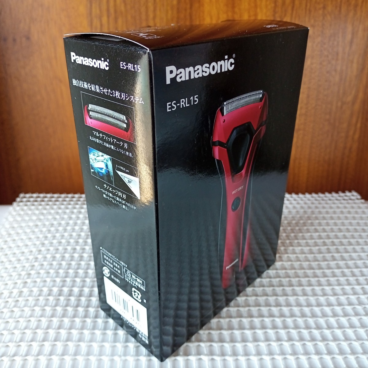 【新品未使用品】風呂剃りOK メンズシェーバーES-RL-15R(赤) パナソニックPanasonic 