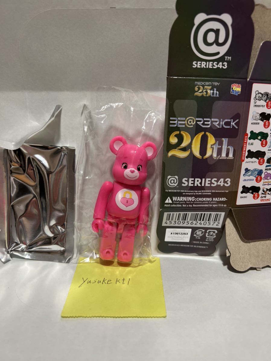 新品 未開封 ベアブリック be@rbrick シリーズ series 43 裏 アニマル animal ケア ベア care bear 100% medicom toy メディコムトイの画像1