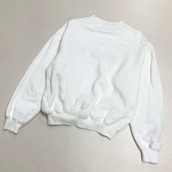 お得クーポン発行中 ボッシーナ BOSSINI トレーナー ロゴ スエット 白