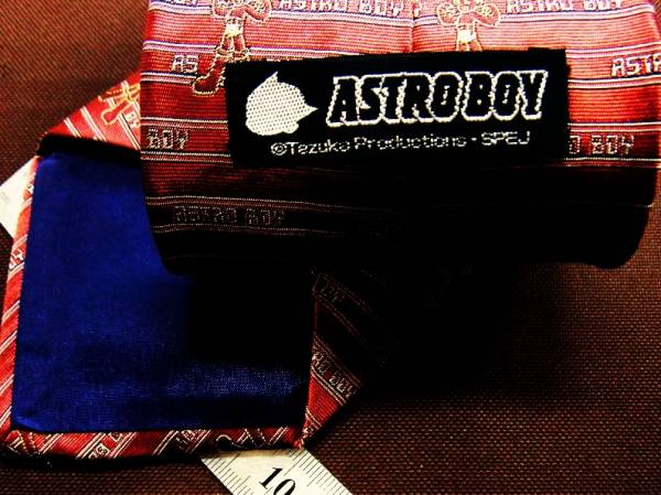 0^o^0ocl!kc0611④ hand ..[ Astro Boy * total Logo ] necktie 