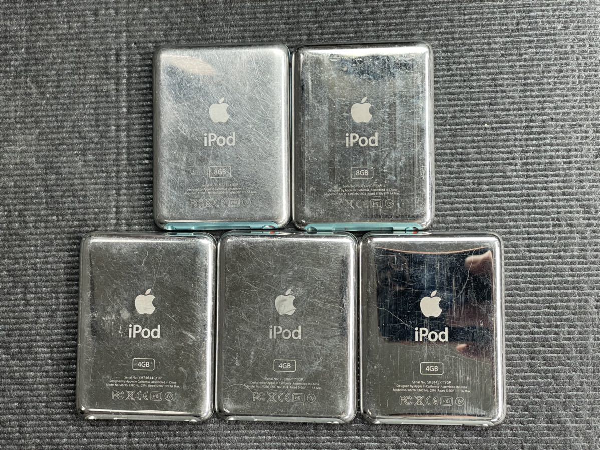 アップル Apple iPod nano A-1236 5個セット 中古品_画像2