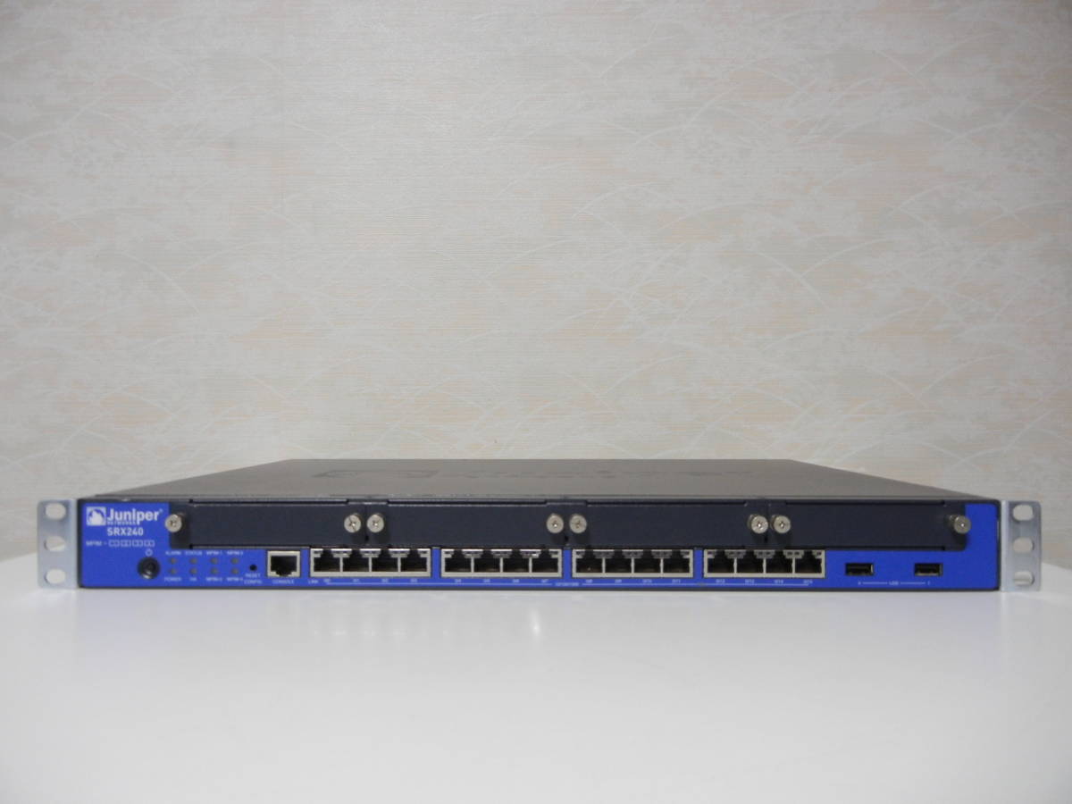 ヤフオク! Juniper NETWORKS SRX240【SRX240H】サービスゲ...