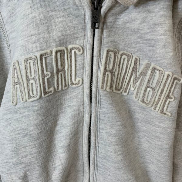 [KWT1514] Abercrombie＆Fitch 内ボアフード付パーカー レディース ホワイト M 80の画像5