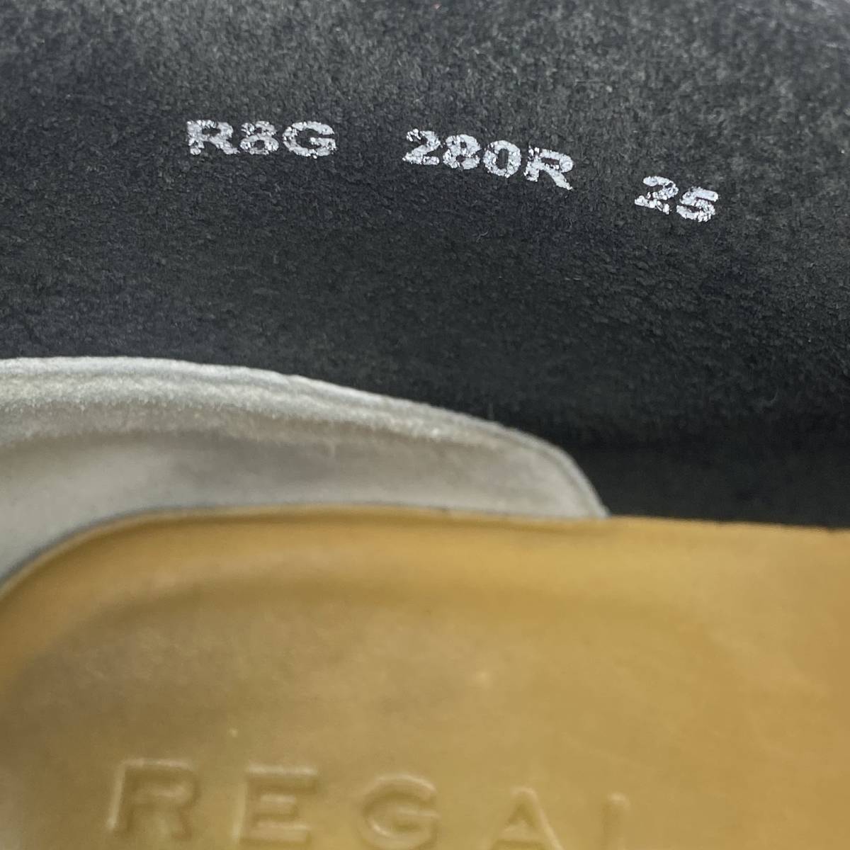 即決】REGAL 25cm リーガル メンズ チャッカブーツ ブラック 本革
