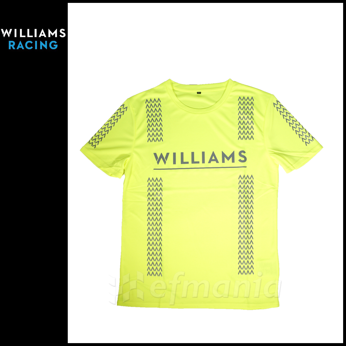 【非売品】2020 ウィリアムズ F1 支給品 ハイビズ・リフレクター・セットアップTシャツ M 新品★ラッセル ラティフィ