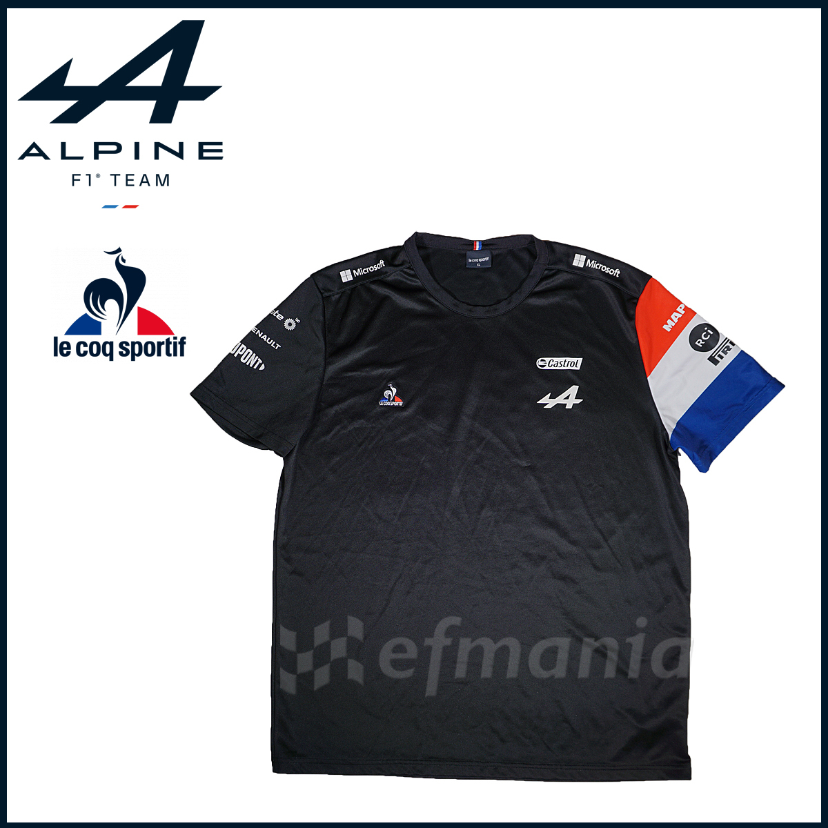 アルピーヌF1チーム、支給品 スタッフ用Tシャツ-