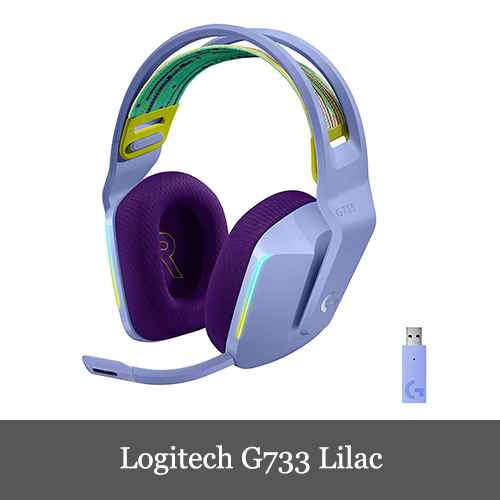 グランドセール LIGHTSPEEDワイヤレス ゲーミングヘッドセット Lilac G733 Logitech 7.1ch 一年間保証輸入品 PC PS4 PS5 278g VO!CE搭載マイク BLUE その他