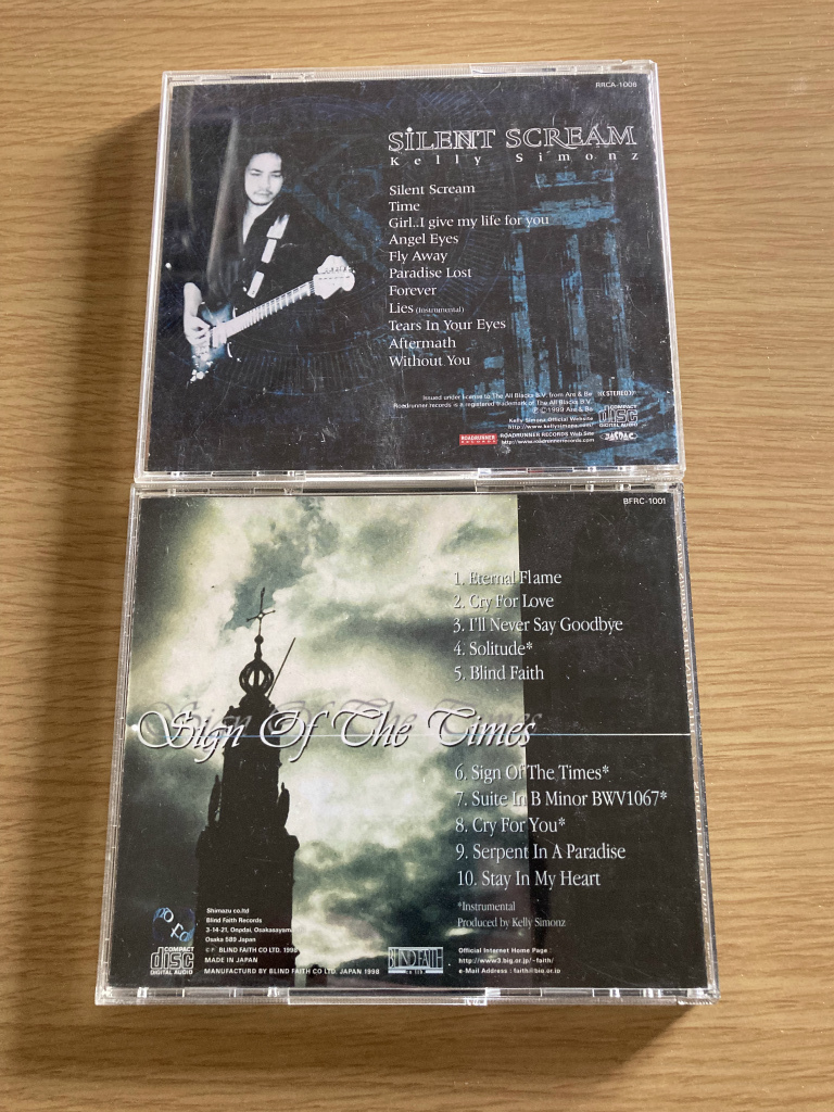 Kelly Simonz　CD　2枚セット　帯付　SILENT SCREAM/Sign Of The Times　ケリーサイモン　ネオクラ　様式美_画像2