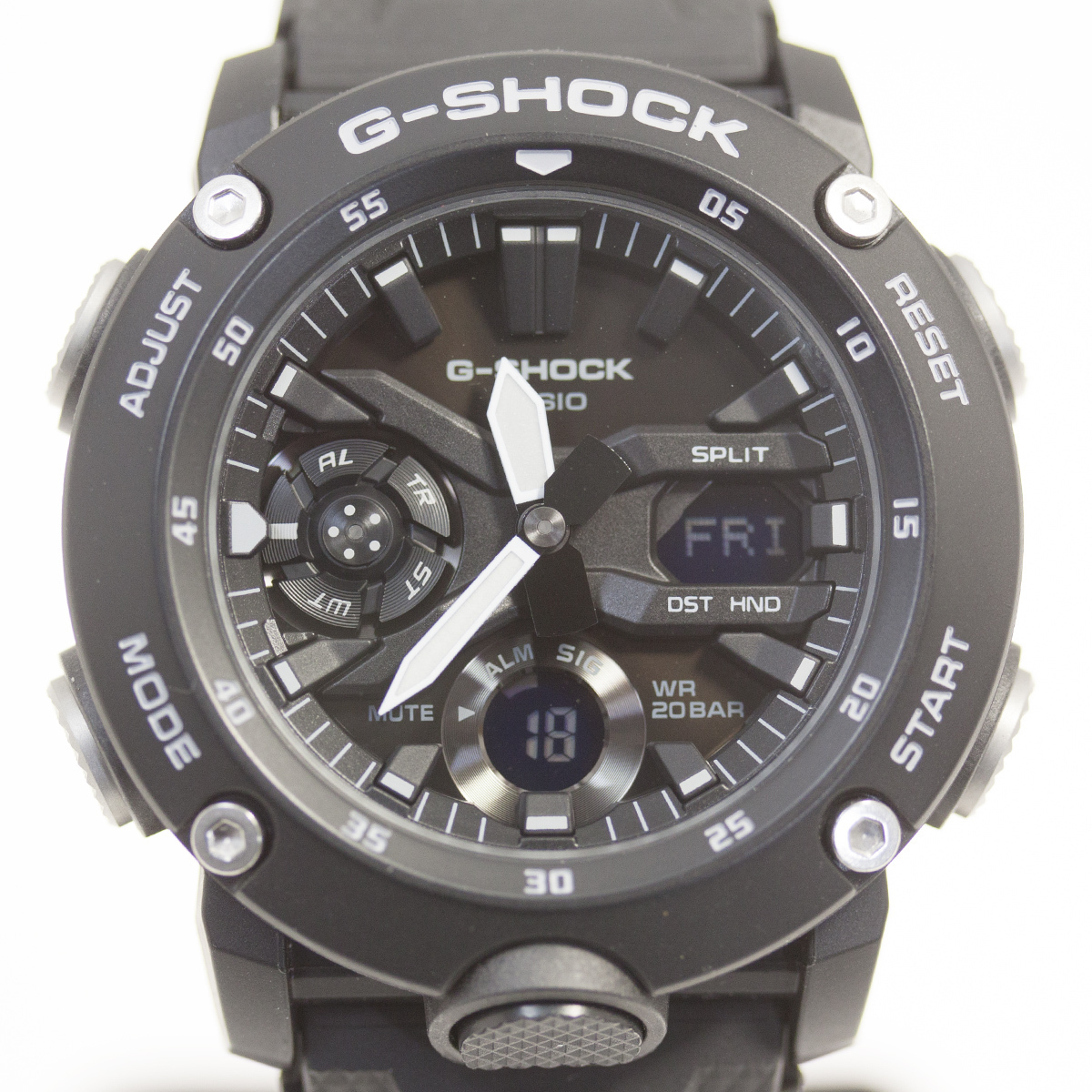 【CASIO】カシオ「G-SHOCK/Gショック」GA-2000S-1AJF クォーツ メンズ 腕時計【中古美品】_画像2