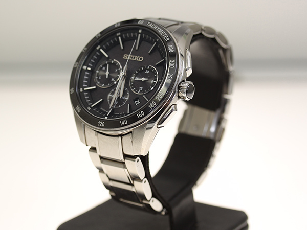 公式】 SEIKO セイコー 電波腕時計 中古品 ソーラー メンズ 8B82-0AP0