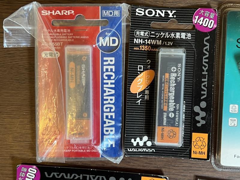 ★1円スタート★SONY ソニー ニッケル水素電池 NH-14WM 1.2V ウォークマン専用/シャープ ニッケル水素電池 充電池 Ni-MH等14本 #01Z1381b01_画像3