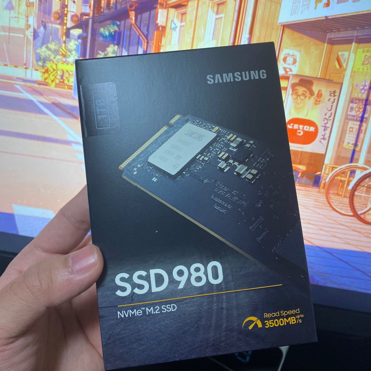 Samsung 980 1TB PCIe Gen 3.0(最大転送速度 3500MB/秒) 