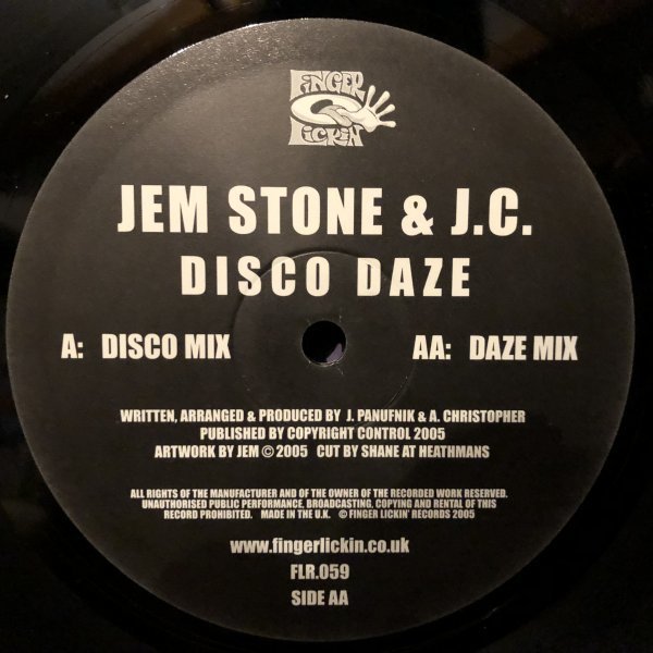 Jem Stone & J.C. / Disco Daze_画像2