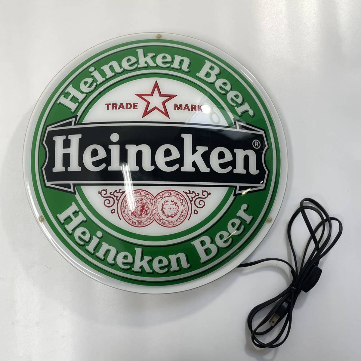 ZN Heineken ハイネケン 看板 壁掛け 電飾 電工看板 レトロ インテリア 