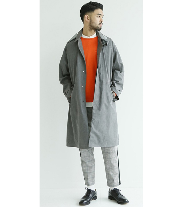 完売名作！定価6.3万 美品 デサントポーズ DESCENTE PAUSE オーラリー「LINER SOUTIEN COLLAR COAT」ダウンライナー付 ステンカラーコート_画像10