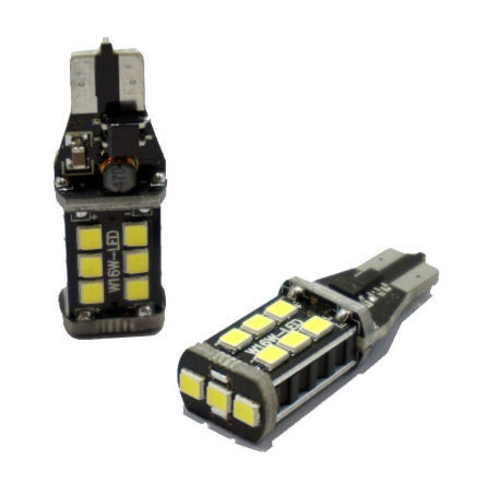 Z1006：2ピース Canbus T15 W16W LED電球逆ライト2835SMD 車LEDバックアップ リアランプForBMW 5シリーズE60 E61 F10 F11 F07 MiniCooper_画像3