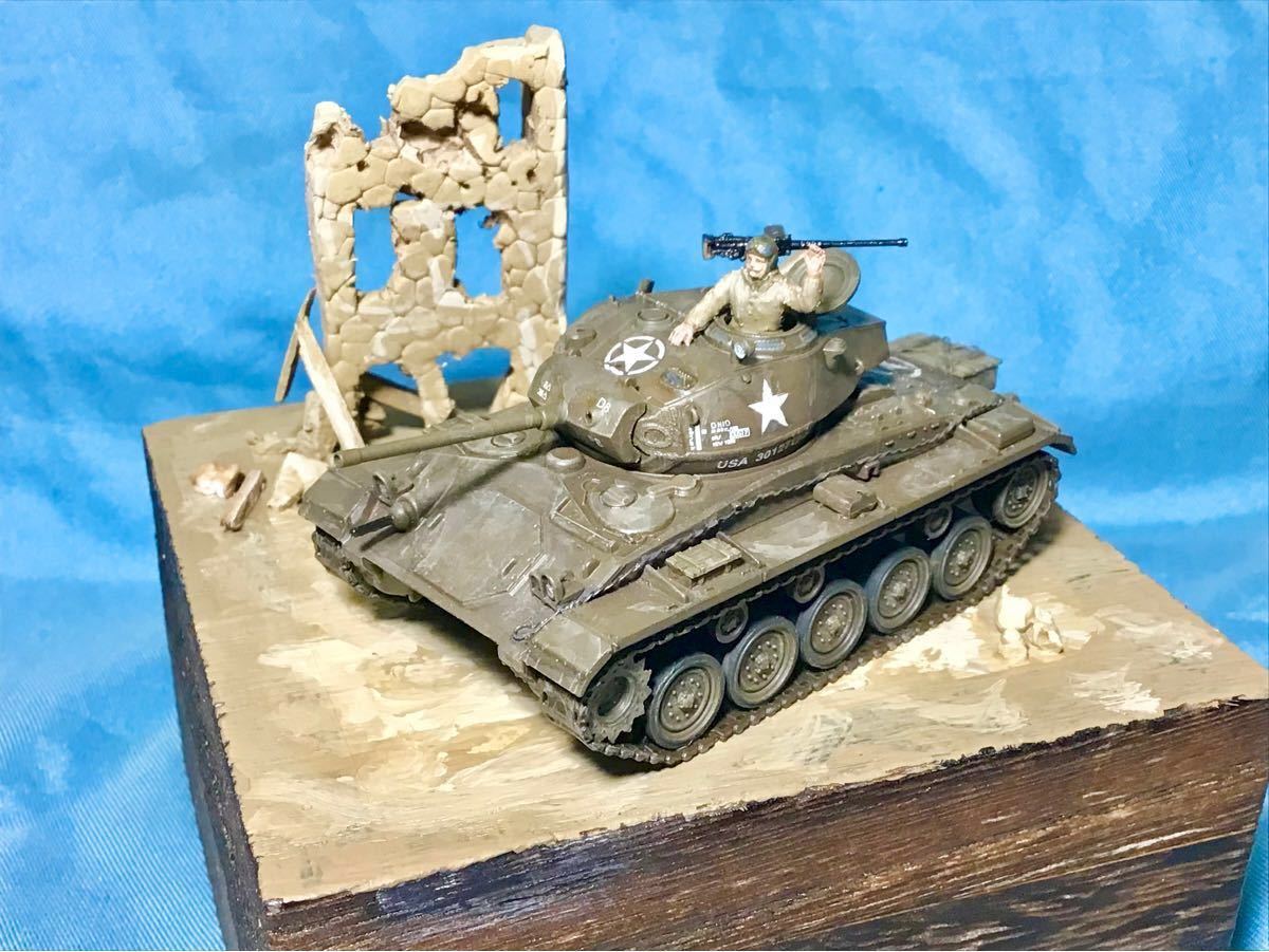 M24チャーフィ1/72ビネット仕立て完成品