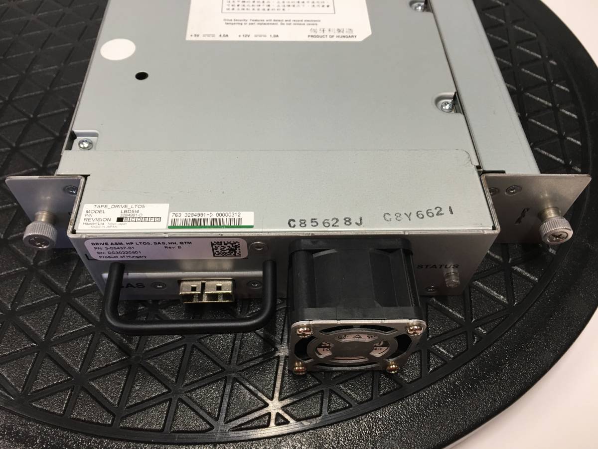 A18827)HP BRSLA-0904-DC SAS LTO5 テープ装置 中古動作品_画像7