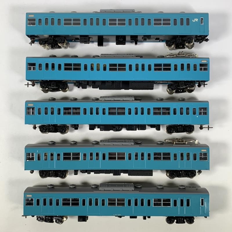 HOゲージ 103系通勤電車 スカイブルー 3両セット HOゲージ 103系通勤電車 スカイブルー 3両セット - メルカリ