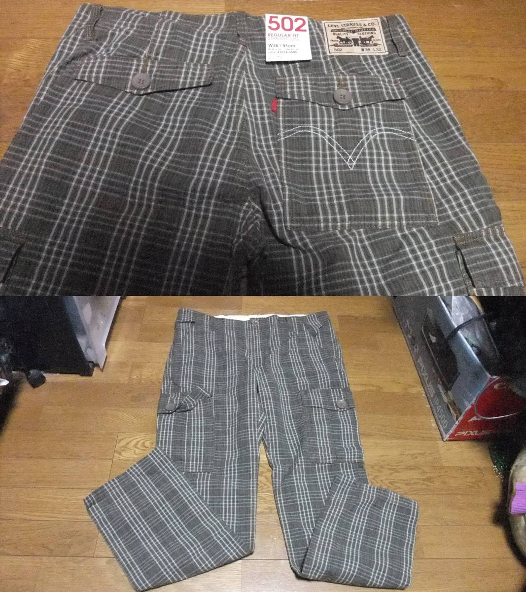贅沢 502 levis リーバイス 新品 送料無料 チェック L32 W36 ズボン カーゴパンツ その他 贅沢 502 levis リーバイス 新品 送料無料 チェック L32 W36 ズボン カーゴパンツ その他