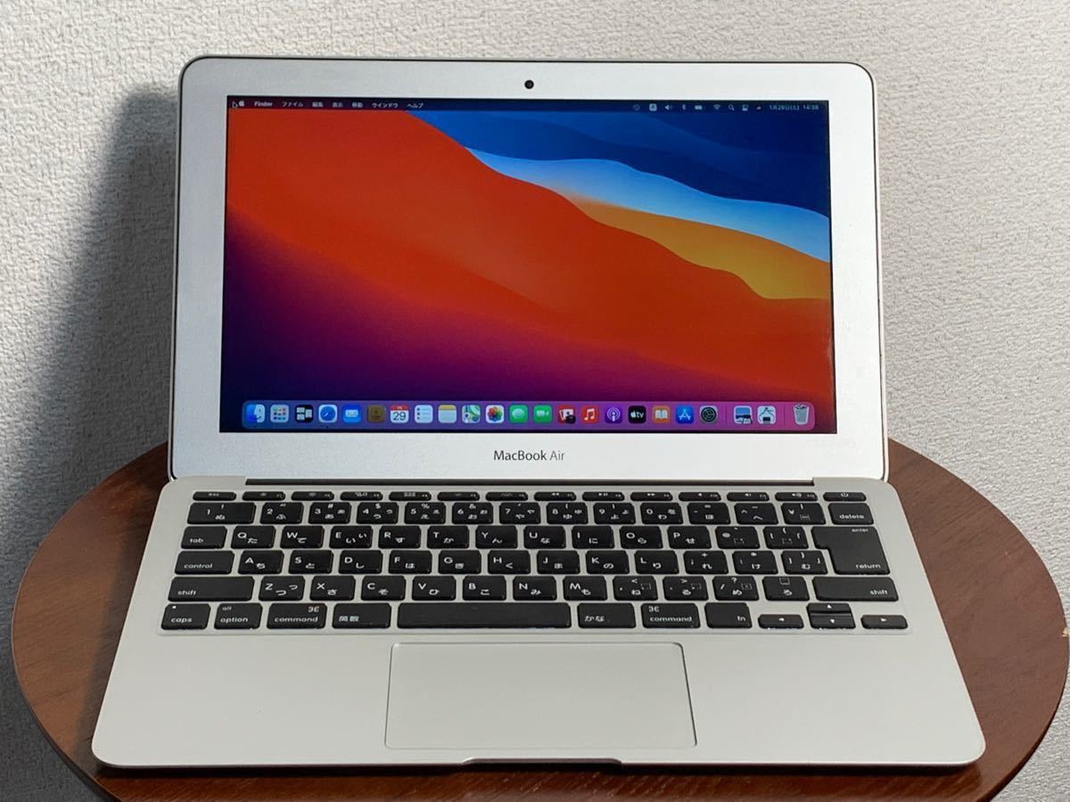 MacBook Air 11インチ 2013  新品のアダプタ，VGAアダプタ付き 128SSD