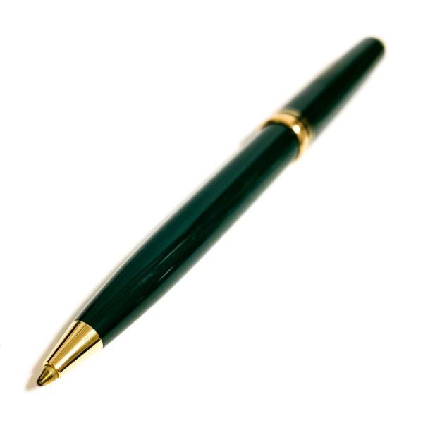 【美品】MontBlanc GENERATION ツイスト式 ボールペン モンブラン ジェネレーション 緑 グリーン インク残量有 箱付き J555_画像3