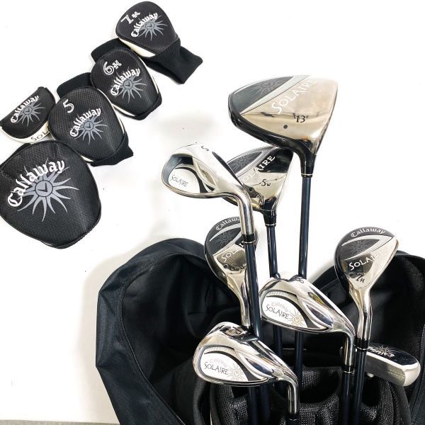 Callaway SOLAIRE キャロウェイ ソレイユ レディース ゴルフクラブ8本