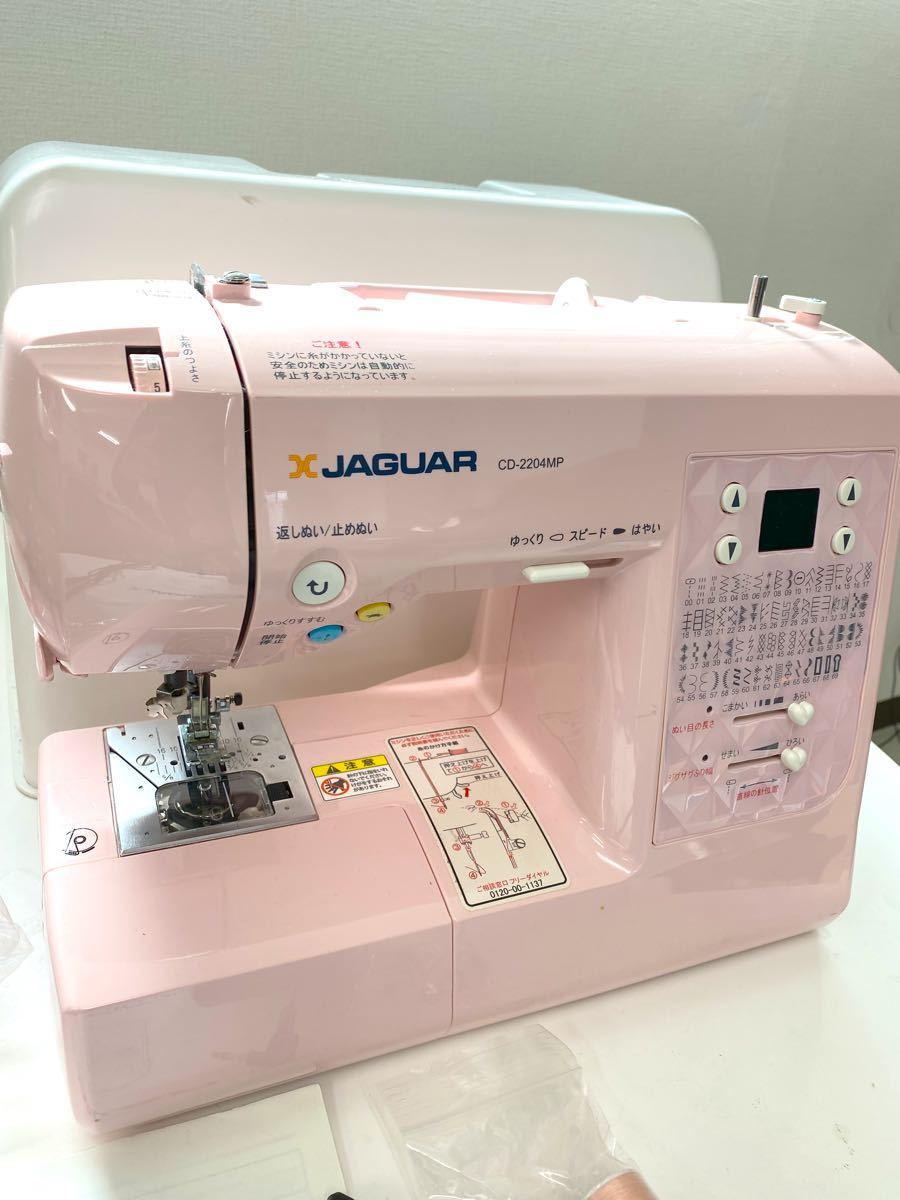 JAGUAR ミシン CD-2204 ピンク 中古｜PayPayフリマ