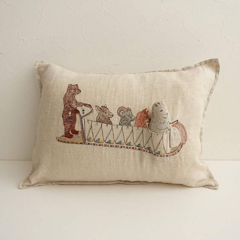 コーラル&タスク CORAL&Tusk ポケットクッションカバー くまBearやぎ刺繍Pocketそりレディース0120【10A22】