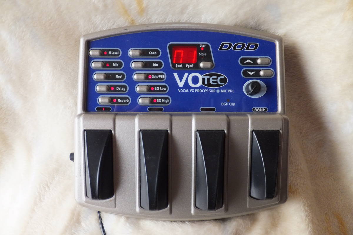DOD VOTEC ヴォーカルエフェクター マイクプリアンプ