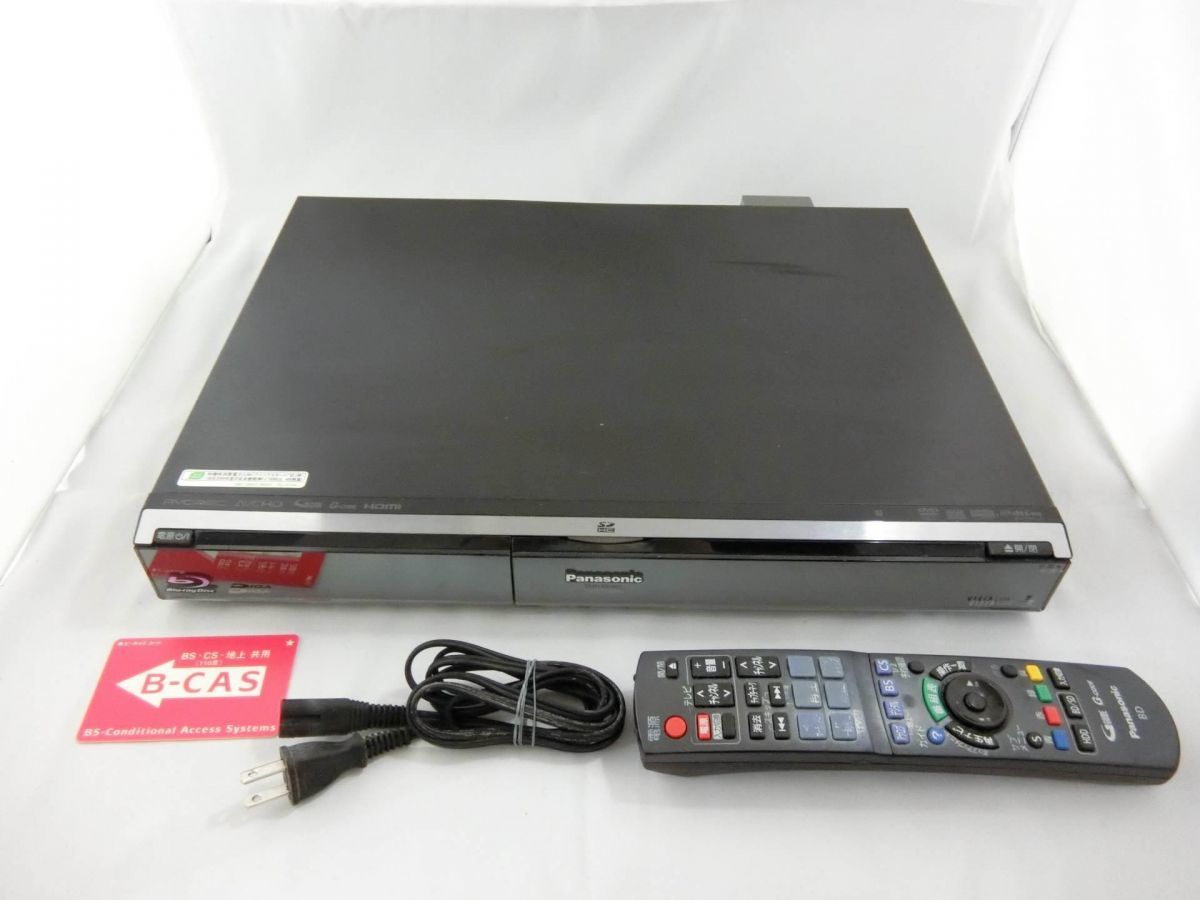 Panasonic DIGA DMR-BW800 BD ブルーレイ レコーダー 500GB リモコン/B-CASカード付属 ジャンク／YL220106004_画像1