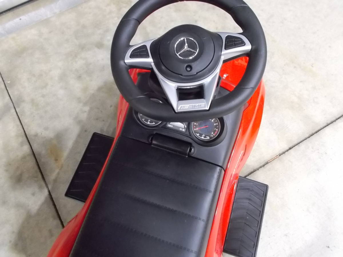  Mercedes Benz toy for riding pair .. hand pushed .2WAY c63 red for children vehicle new car exhibition goods 