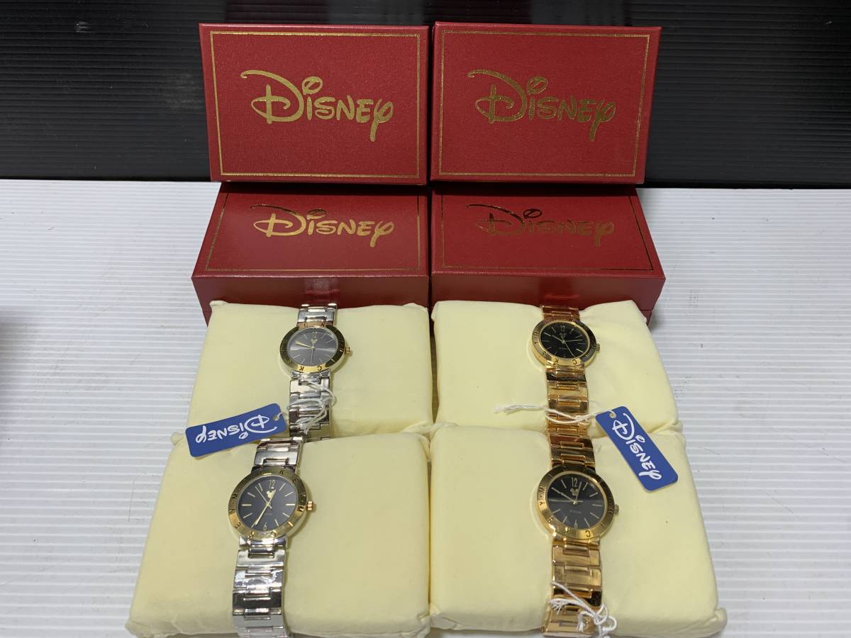 ☆Disney　CONSUMER　PRODUCTS　ディズニー　4点セット　腕時計　ミッキーマウス　箱あり【動作未確認・写真追加あり】☆