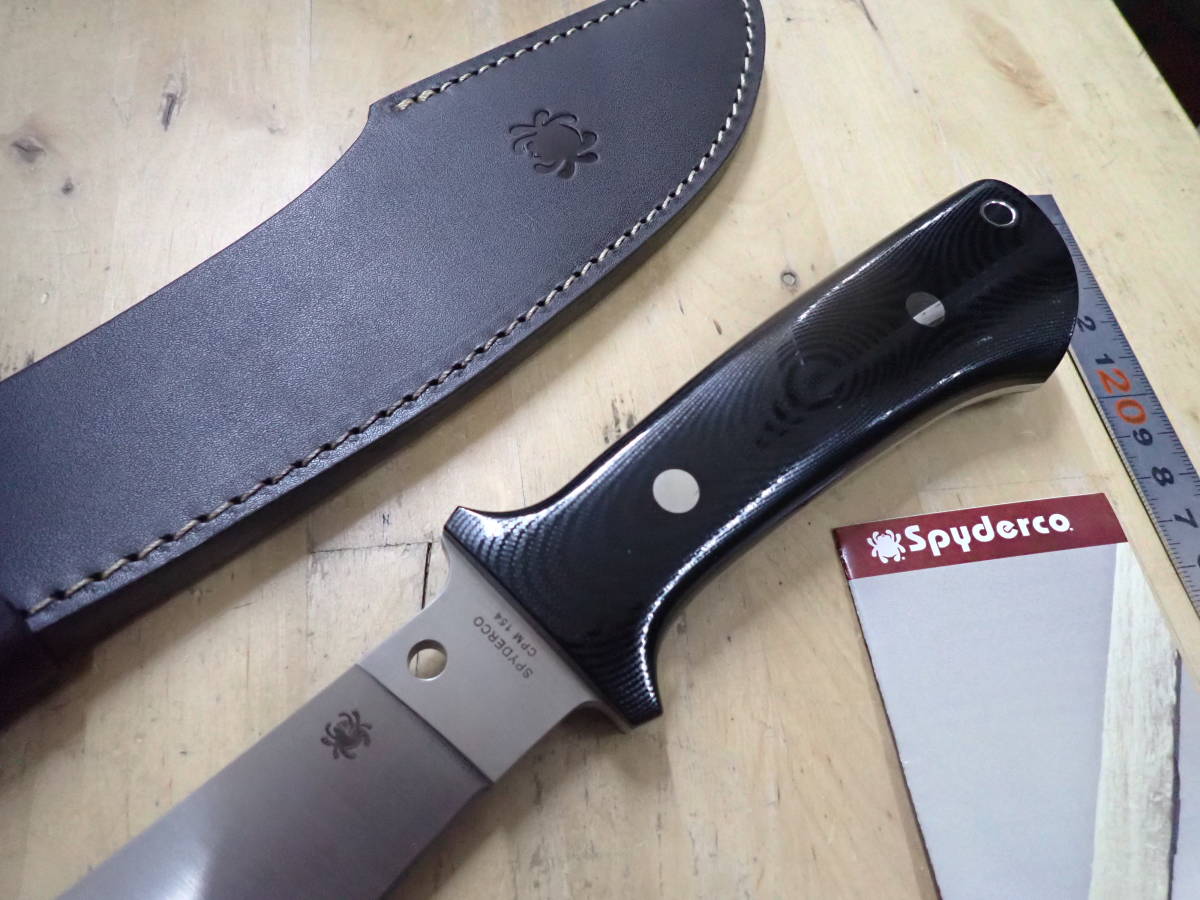 『I22M』スパイダルコ　SPYDERCO ダーンダオ　DARN DAO ボブラム デザイン ブッシュ　マチェット　剣鉈　シースナイフ _画像3